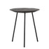 Salontafel Jupiter zwart teakhout Ø40cm DTP Home