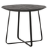 Salontafel Neptunes zwart teakhout Ø50cm DTP Home