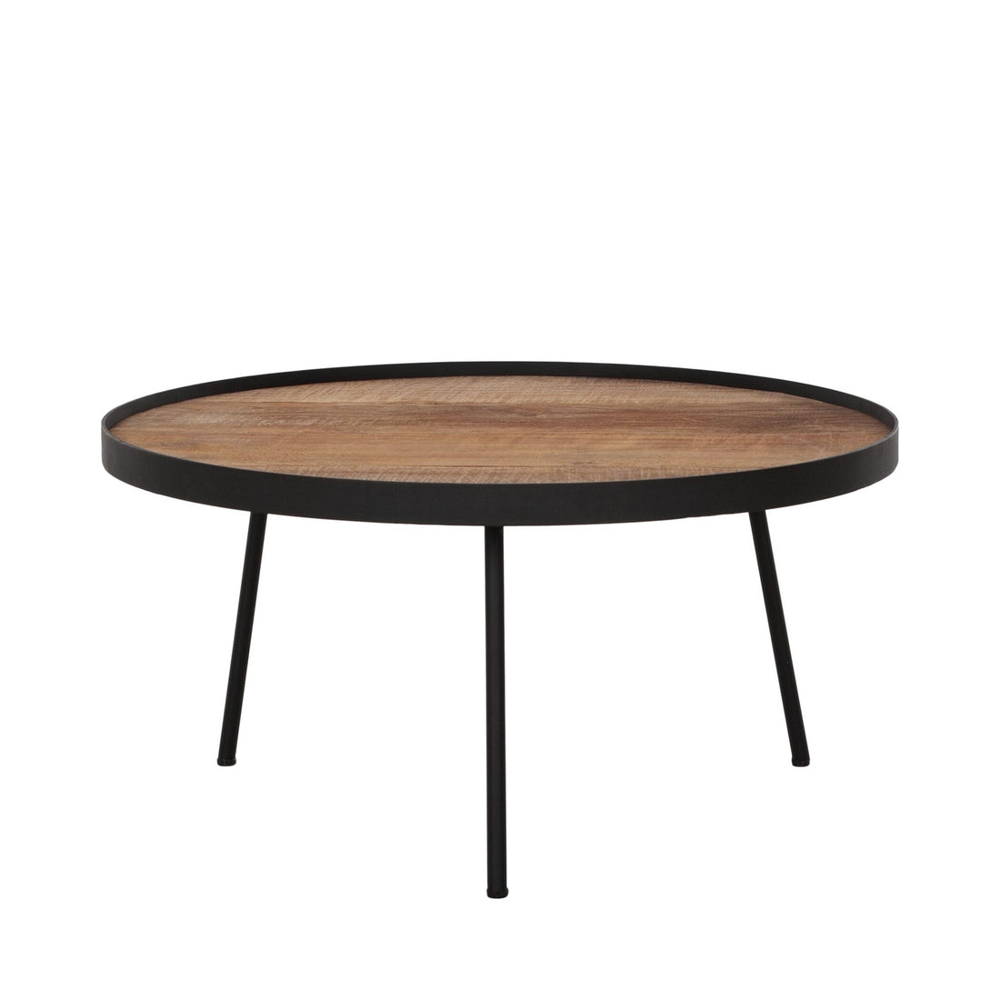 Salontafel Saturnus naturel teakhout Ø60cm DTP Home