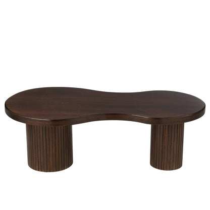 Salontafel Infinityi Mango Houtbruin Small - Salontafel - J-Line - livinglovely.nl