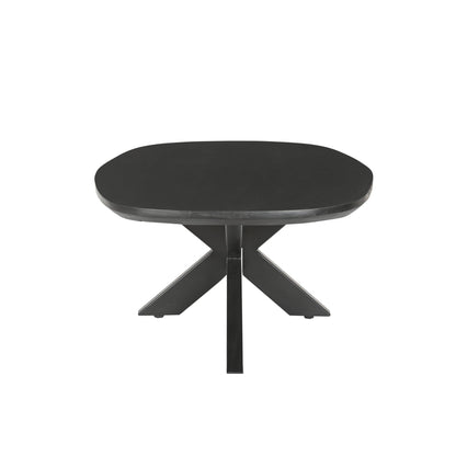 Salontafel Jesper Kala 120cm van de kopse kant gezien