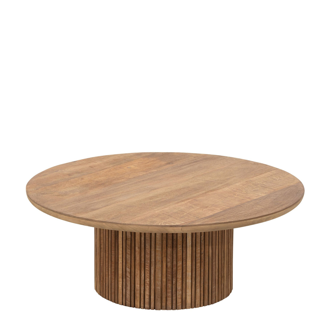 Salontafel Lagoon rond teakhout van bovenaf gezien