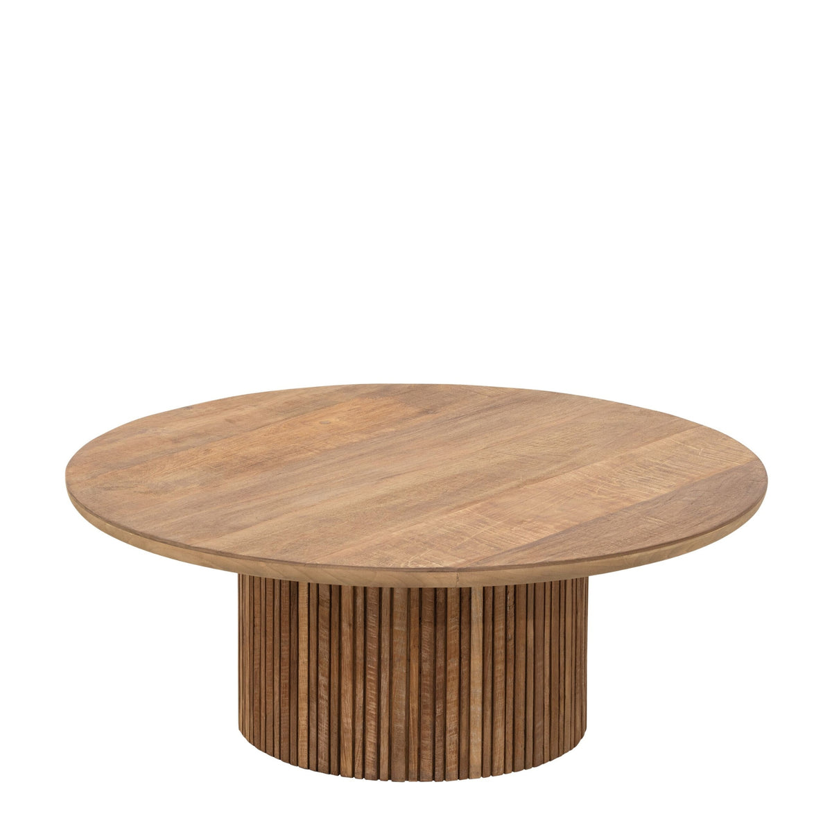Salontafel Lagoon rond teakhout van bovenaf gezien