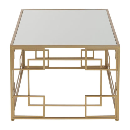 Salontafel Lines Metaal/Glas Goud J-Line