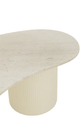 Salontafel Marmer Wit J-Line - Salontafel - J-Line - livinglovely.nl