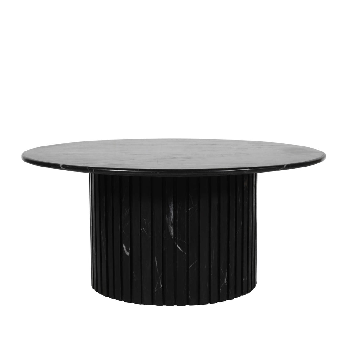 Salontafel Neelim - 91x91x41 cm - Marmer - Zwart PTMD - Salontafel - PTMD - livinglovely.nl