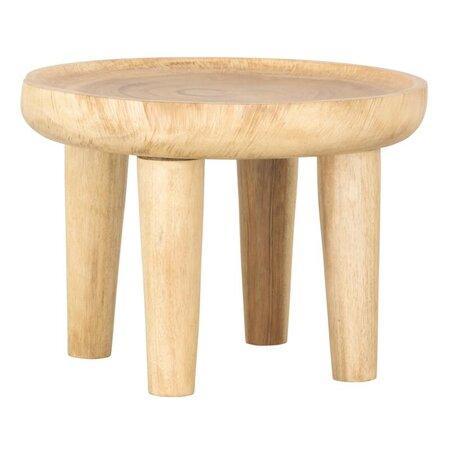 Salontafel Plato van MUST Living, ronde salontafel van massief suar hout in naturel