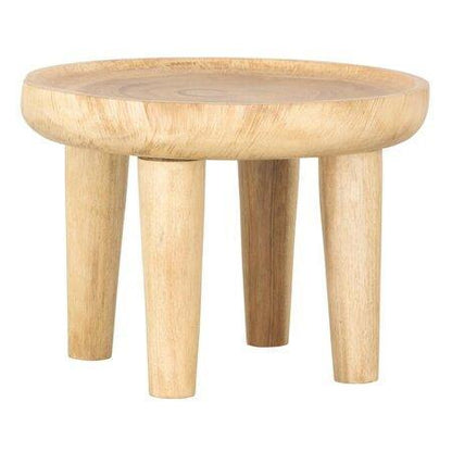 Salontafel Plato van MUST Living, ronde salontafel van massief suar hout in naturel
