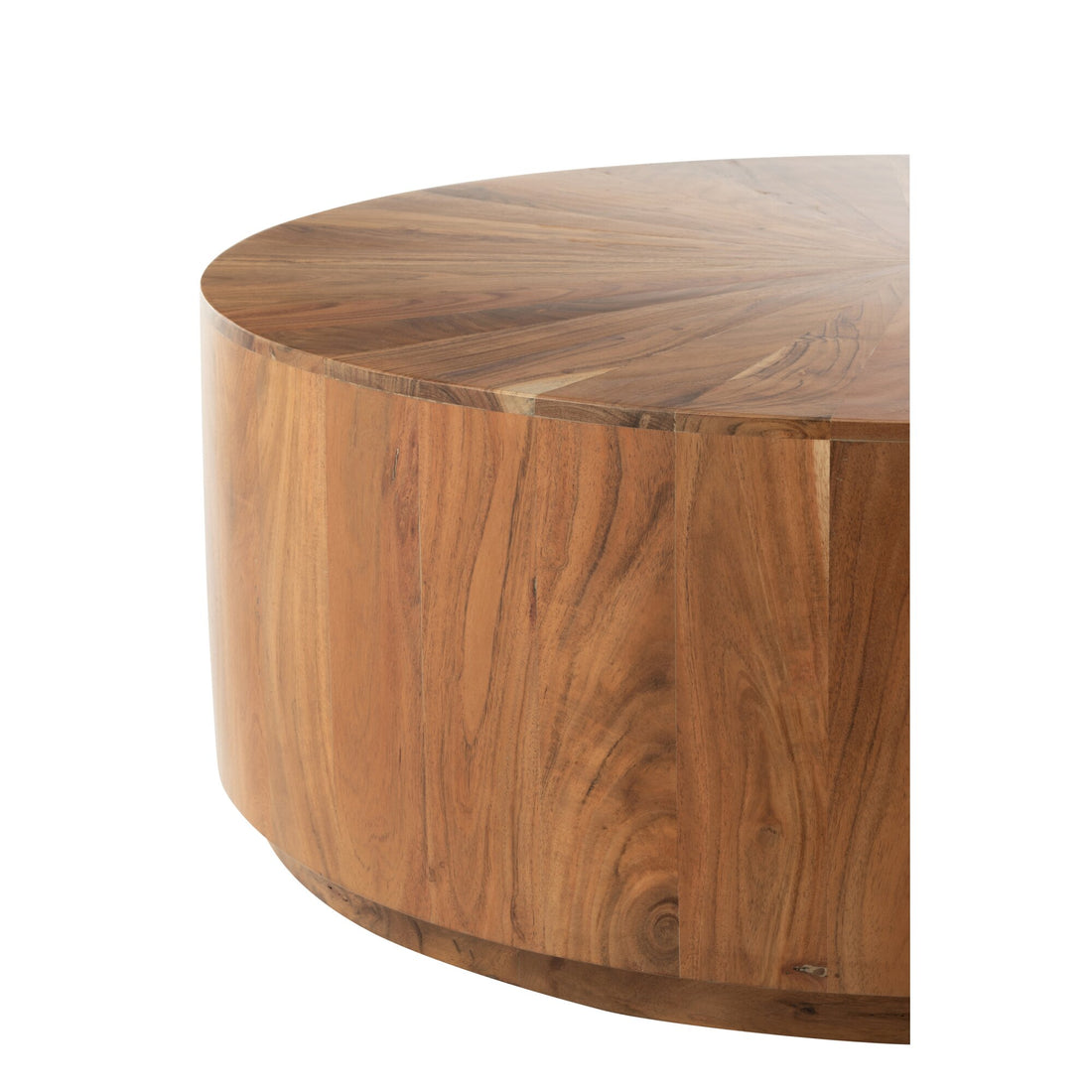 Couchtisch Rund Akazienholz/MDF Natur J-Line