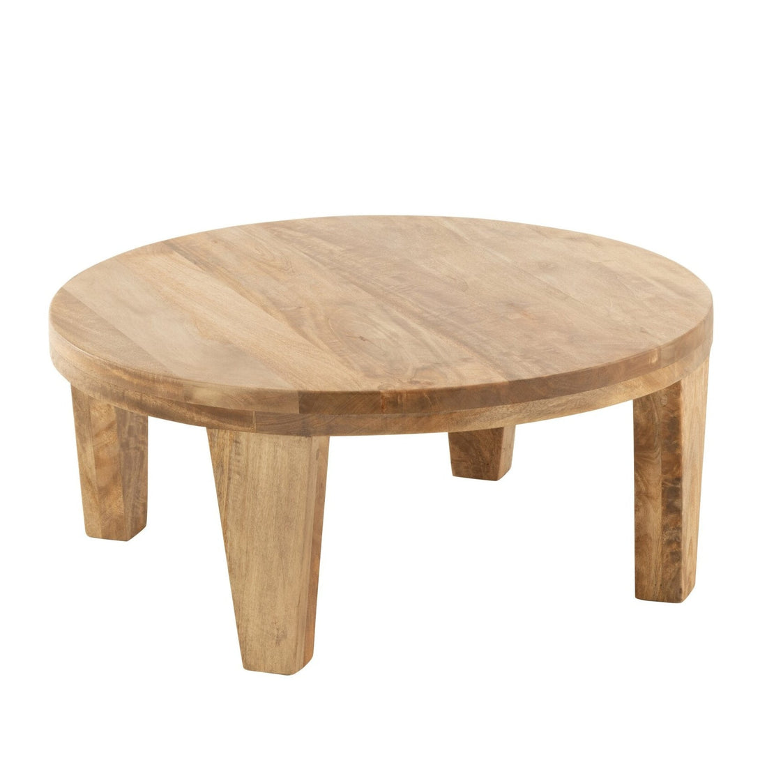 Couchtisch Rund Mangoholz Natur J-Line