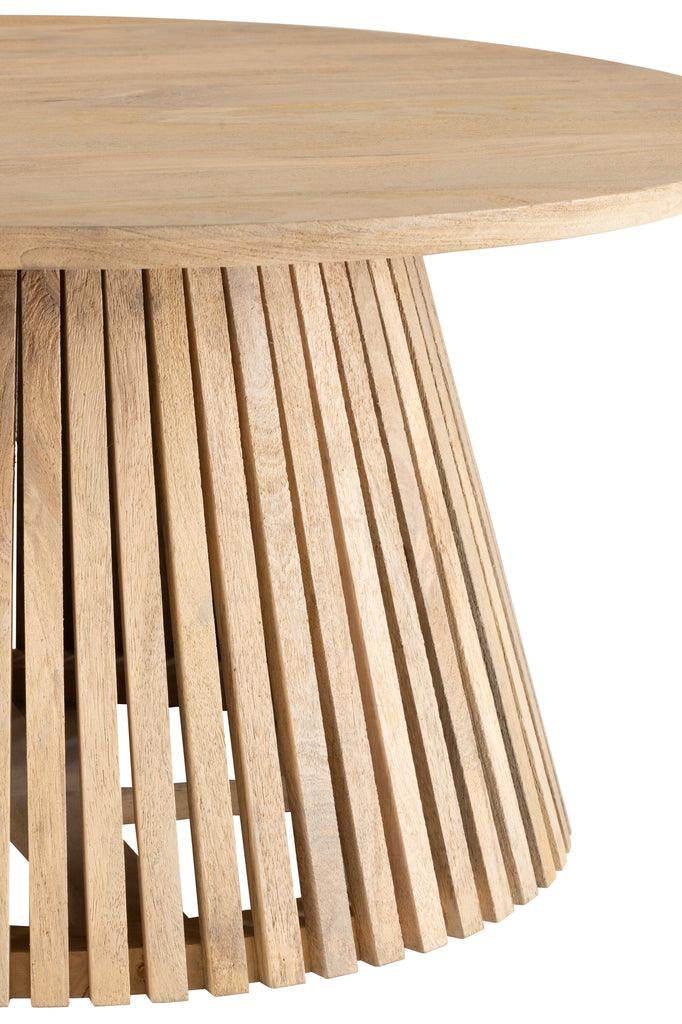 Salontafel Vincent Mangohout Naturel Medium - Salontafel - J-Line - livinglovely.nl