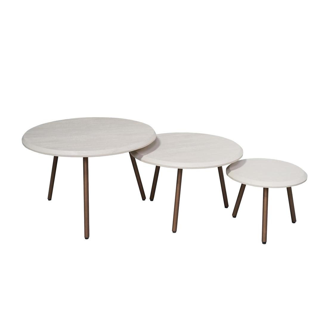 Metalen onderstel van de ronde Ohio salontafel van Starfurn