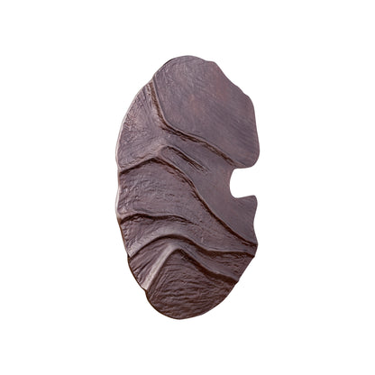 Samraj Bronze Casted Alu Wall Panel Wave Structure PTMD - Wandpaneel - PTMD - livinglovely.nl