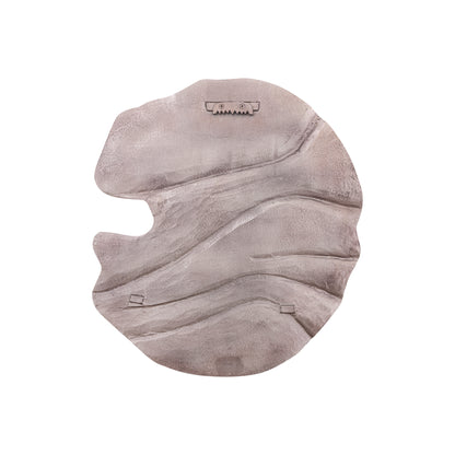 Samraj Bronze Casted Alu Wall Panel Wave Structure PTMD - Wandpaneel - PTMD - livinglovely.nl