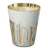 Scented Candle Noa Forest Soya White/Gold Colored Large-95H - - J-Line - livinglovely.nl