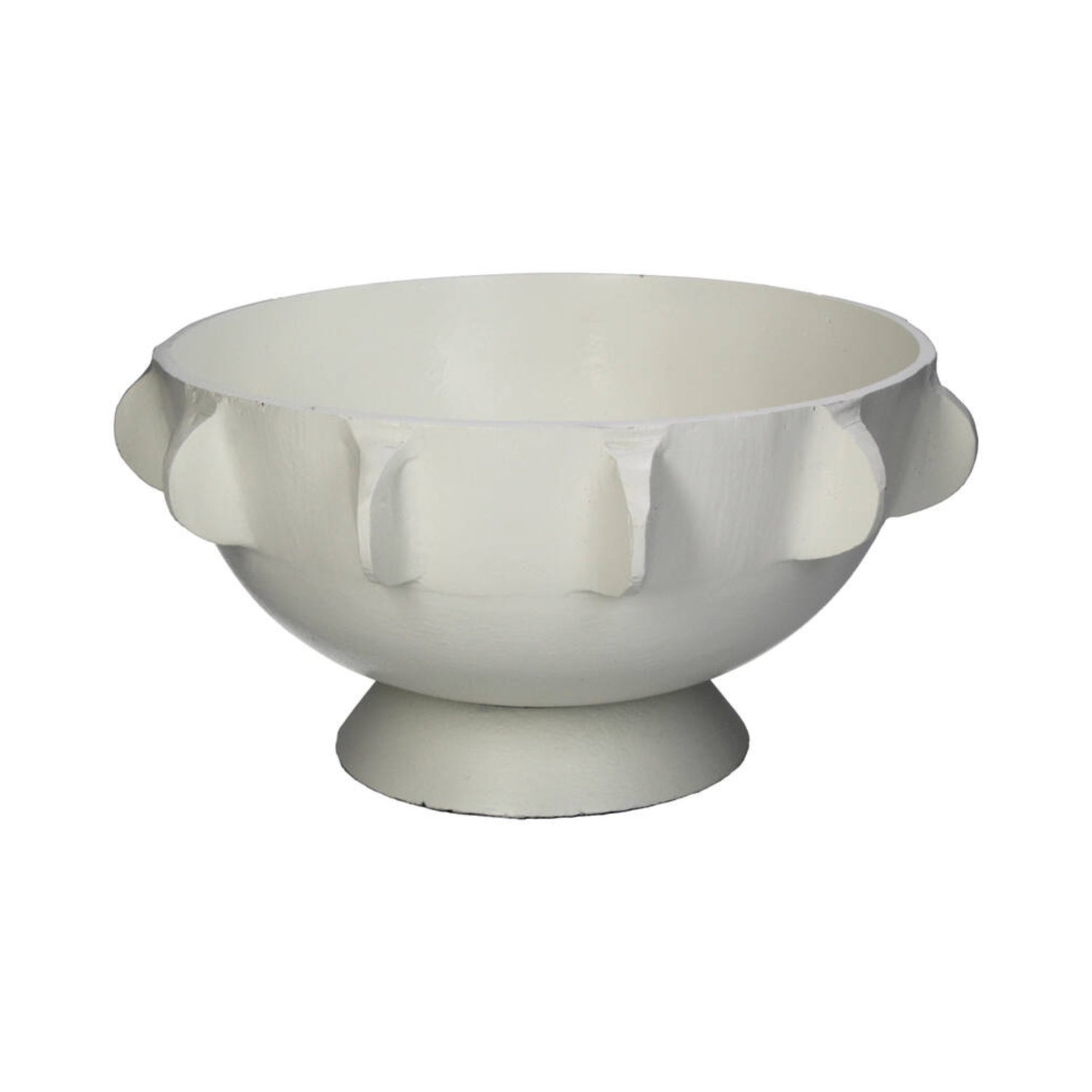 Schaal Ivoor Hoog L27xB27xH13cm - Schaal - Living Lovely - livinglovely.nl