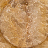 Zijaanzicht van de onyx schaal van PTMD, 5 cm hoog