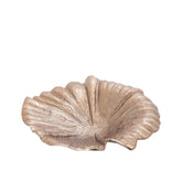 Schaal Losh BrownGold Alu Wavy Leaf Ovaal PTMD - Schaal - PTMD - livinglovely.nl