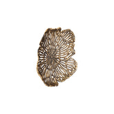 Schaal Ryhann S - 31x30x6 cm - Aluminium - Messing PTMD - Schaal - PTMD - livinglovely.nl