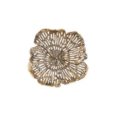 Schaal Ryhann S - 31x30x6 cm - Aluminium - Messing PTMD - Schaal - PTMD - livinglovely.nl