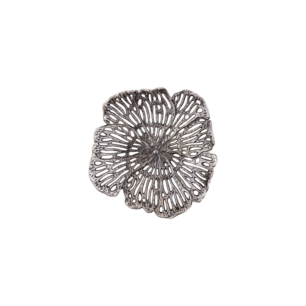 Schaal Ryhann S - 31x30x6 cm - Aluminium - Zilver PTMD - Schaal - PTMD - livinglovely.nl