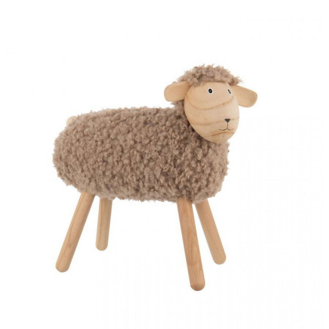 Schaap Decoratief Beukenhout/Kunstbont Naturel/Beige Large J-Line