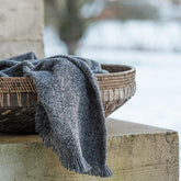 Schalen Rond Rotan Zwart Set van 2 - Schaal - J-Line - livinglovely.nl