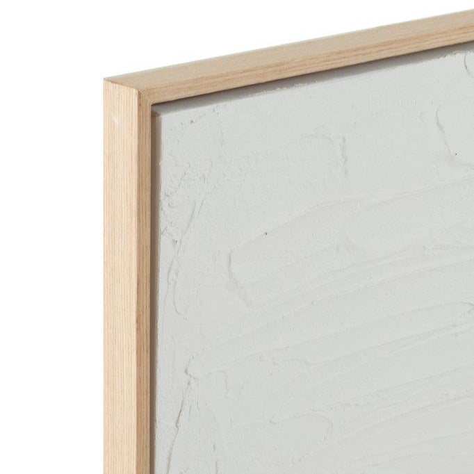 Schilderij Elise Canvas Wit Set van 2 - Schilderij - J-Line - livinglovely.nl