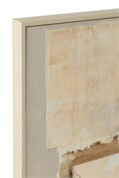 Gemälde Jouk Canvas/Denwood Mix - Gemälde - J-Line - livinglovely.de