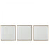 Schilderij Lines Canvas Wit Set van 3 - Schilderij - J-Line - livinglovely.nl