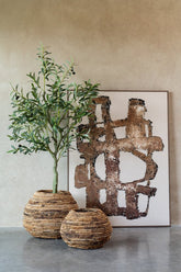 Malerei Vot Leinwand/Denwood Mix - Malerei - J-Line - livinglovely.de