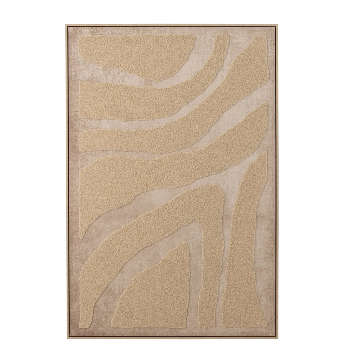 Gemälde Wolle Beige J-Line