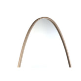 Serine Sand Steel Oval Mirror Large 78x3,5x180cm PTMD - Spiegel - PTMD - livinglovely.nl