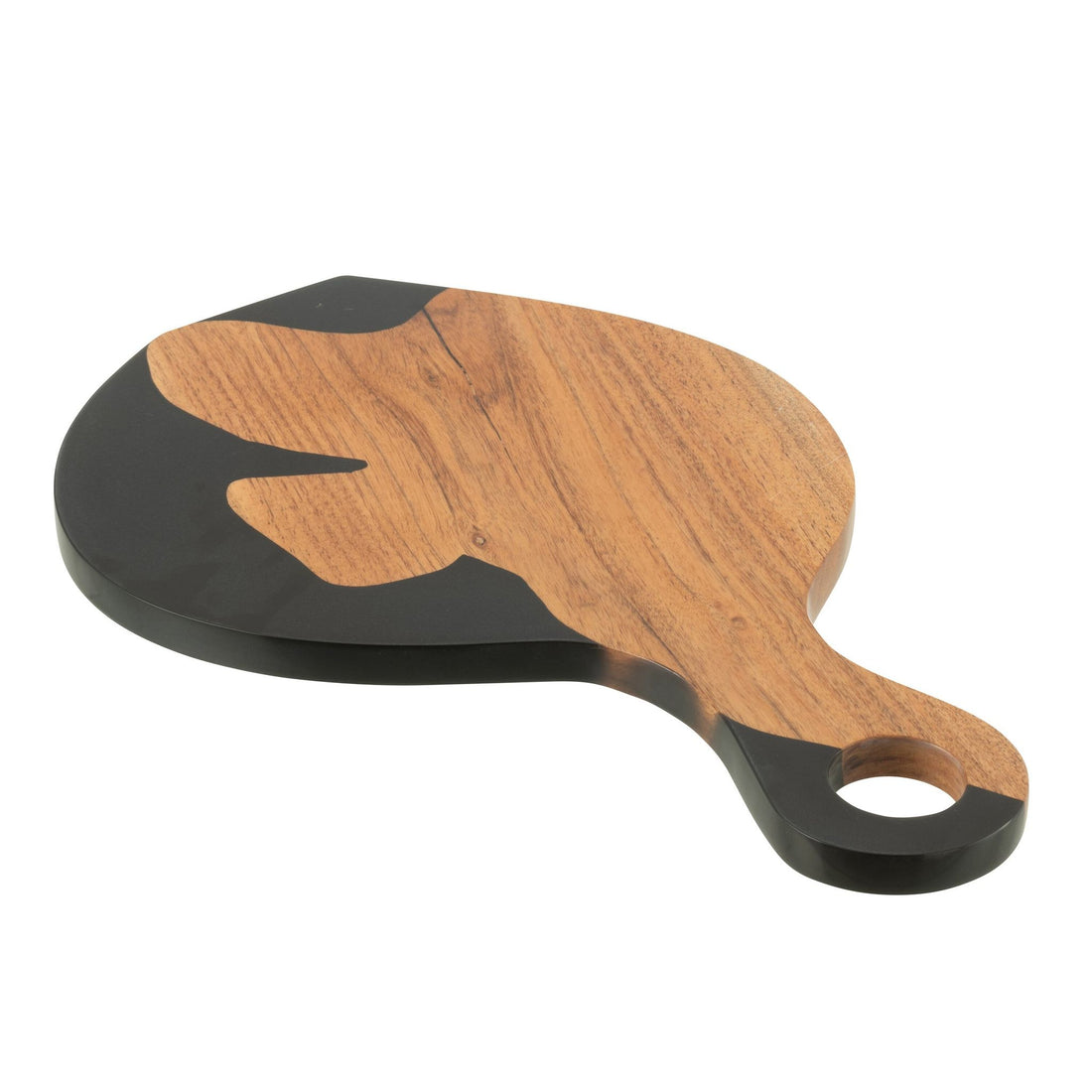 Serveerplank Modern Acacia Hout/Epoxyhars Naturel/Zwart J-Line