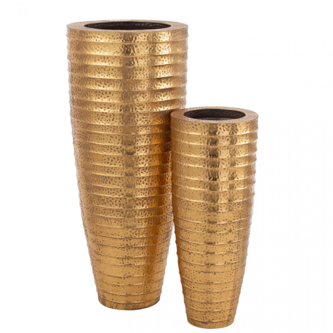 2er-Set Vasen Metall Ägypten Metall Gold J-Line