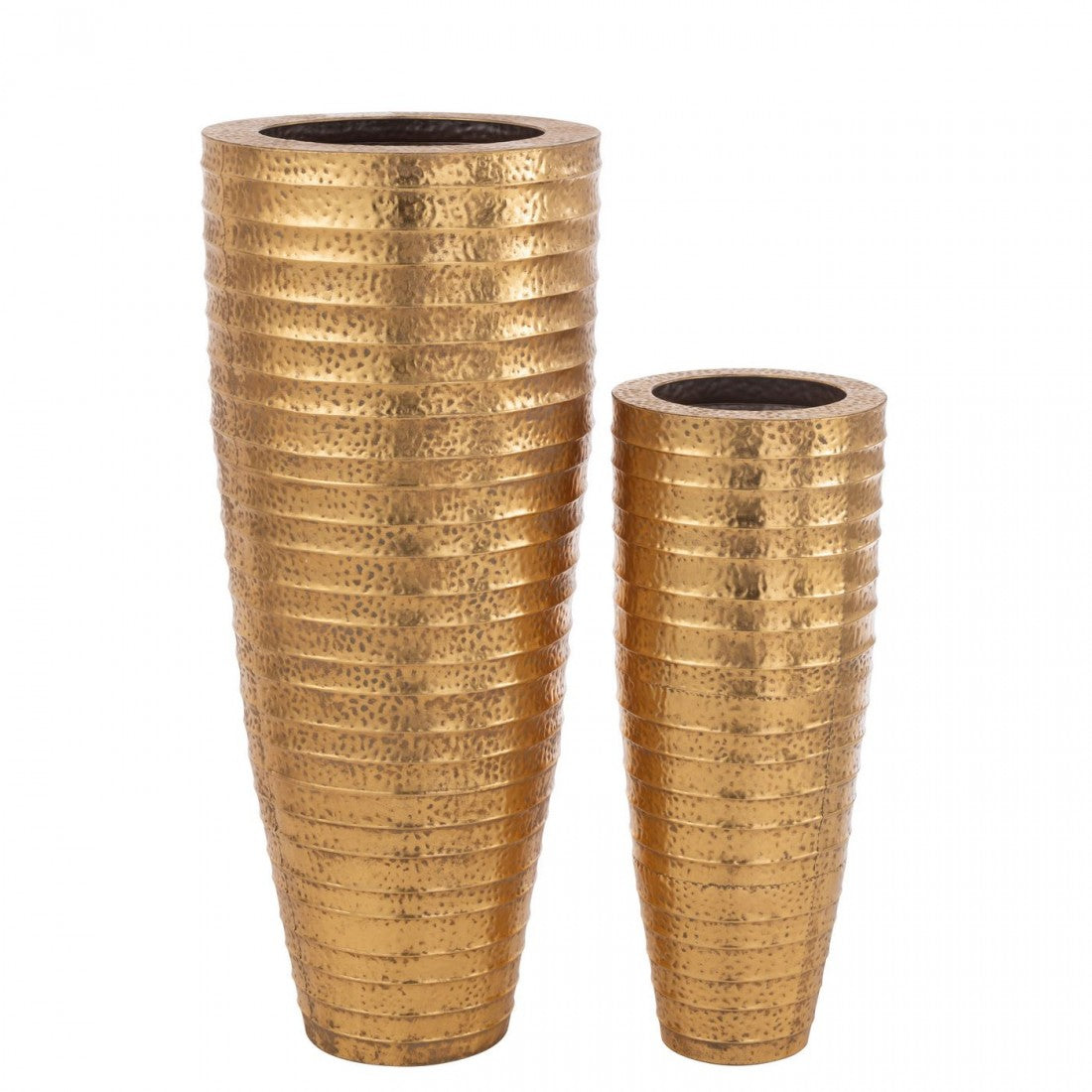 2er-Set Vasen Metall Ägypten Metall Gold J-Line