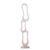 Set Van 3 Camare Beelden Abstract Beige van PTMD, het grote beeld op witte achtergrond