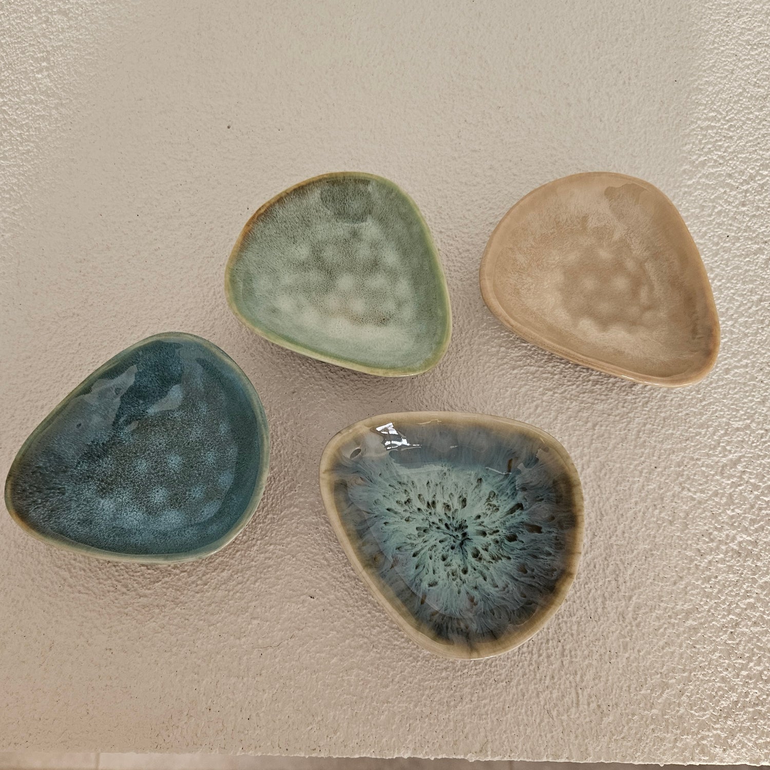 Set van 4 snack schoteltjes - Schaal - Living Lovely - livinglovely.nl