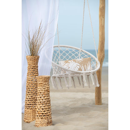 Set Van Drie Vazen Jan Waterhyacint Naturel - Vaas - J-Line - livinglovely.nl