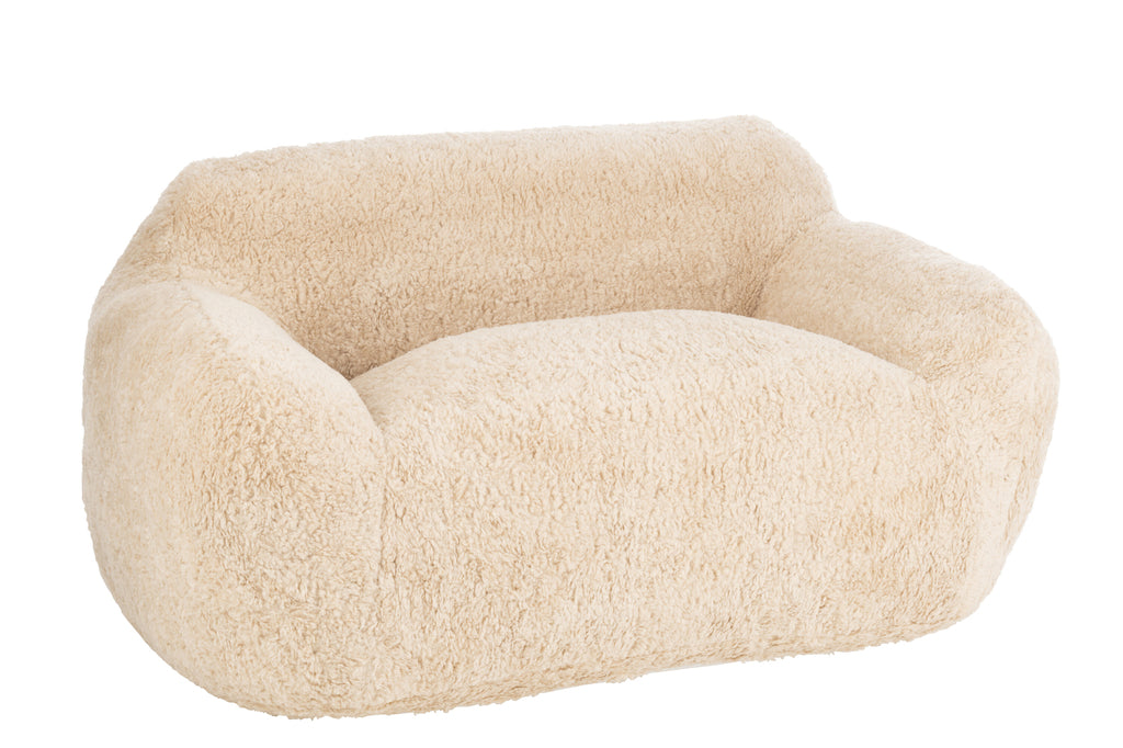 Shearl 1-zits Sofa Cream Large J-Line - Fauteuil - J-Line - livinglovely.nl