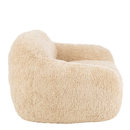 Shearl 1-zits Sofa Cream Small J-Line - Fauteuil - J-Line - livinglovely.nl