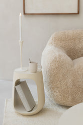 Shearl 1-zits Sofa Cream Small J-Line - Fauteuil - J-Line - livinglovely.nl