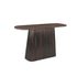Ovale sidetable Salvator van Livingfurn in donker mangohout Walnut