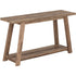 Sidetable Valley van MUST Living in naturel, gerecycled teakhout, volledig in beeld op een neutrale achtergrond