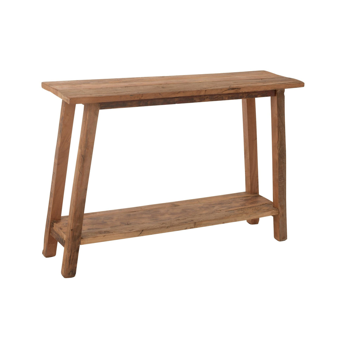 Sidetable Vierkant Gerecycled Hout Naturel J-Line