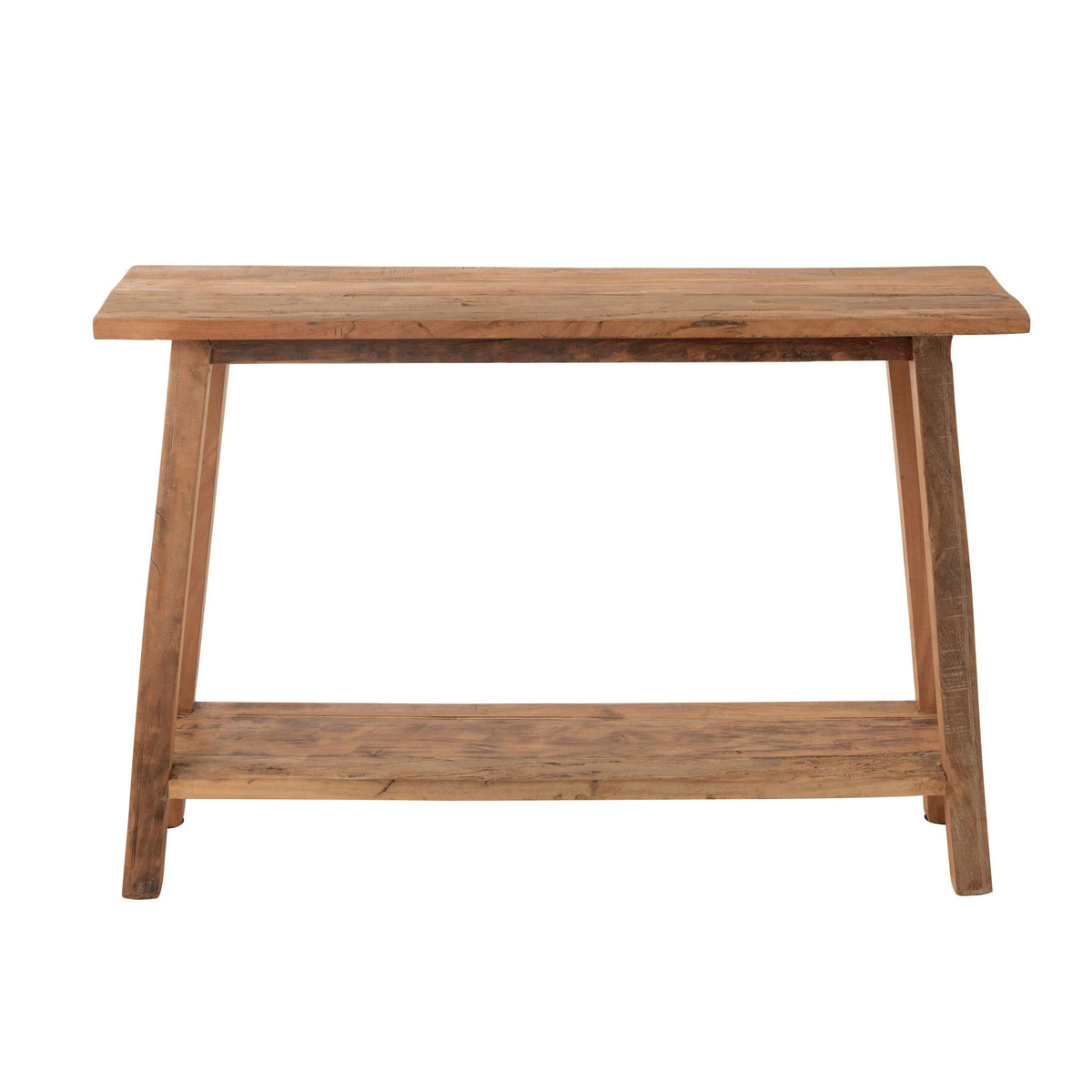 Sidetable Vierkant Gerecycled Hout Naturel J-Line