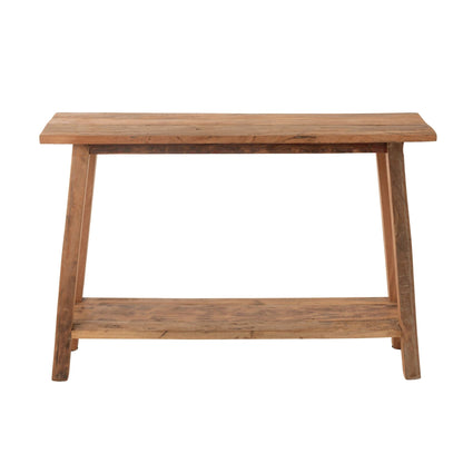 Sidetable Vierkant Gerecycled Hout Naturel J-Line