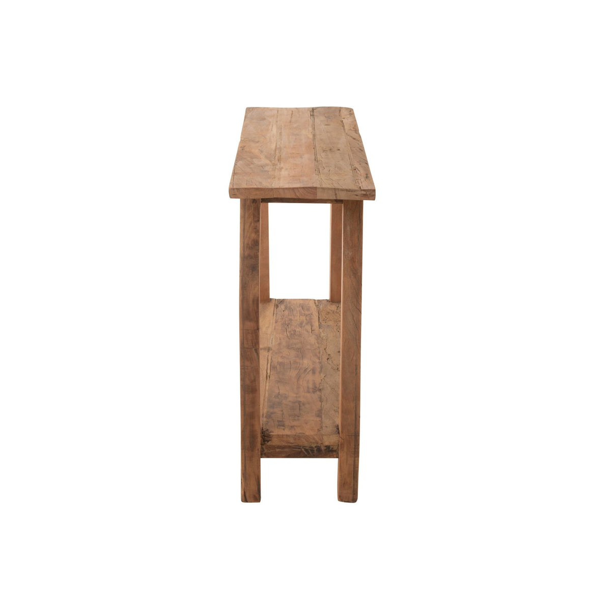 Sidetable Vierkant Gerecycled Hout Naturel J-Line