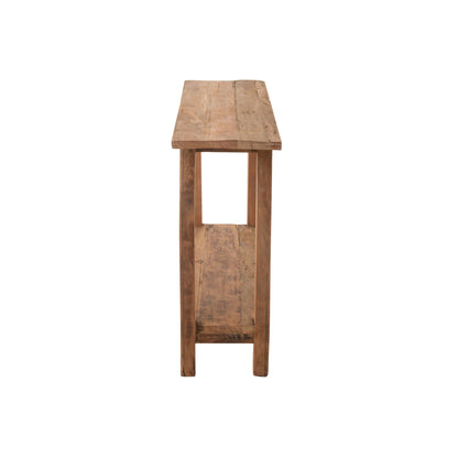 Sidetable Vierkant Gerecycled Hout Naturel J-Line