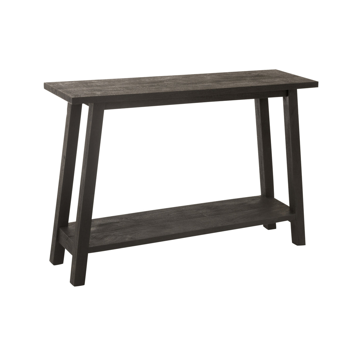 Beistelltisch Quadratisch Mangoholz Schwarz J-Line